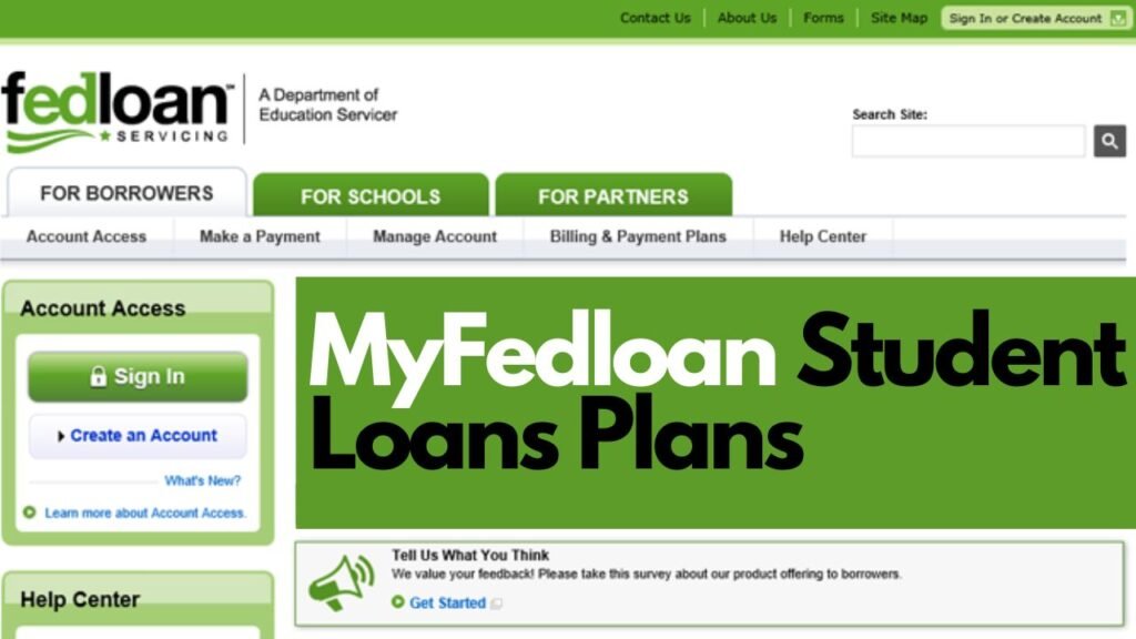 Fedloan Student Loans Plans